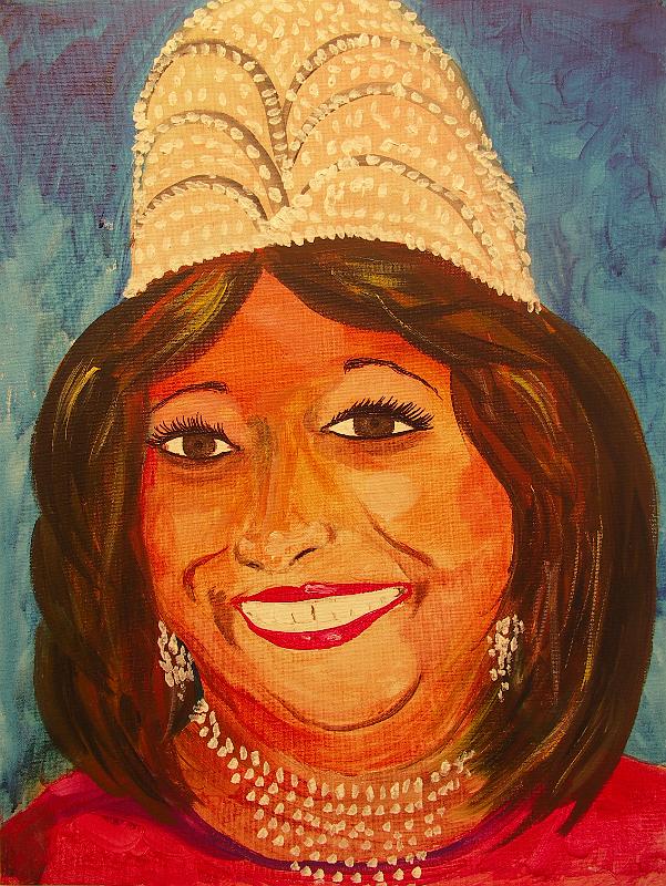 PICT0599.JPG - Aretha FlowersQueens I Have Known SeriesAcrylic on canvas, 2012