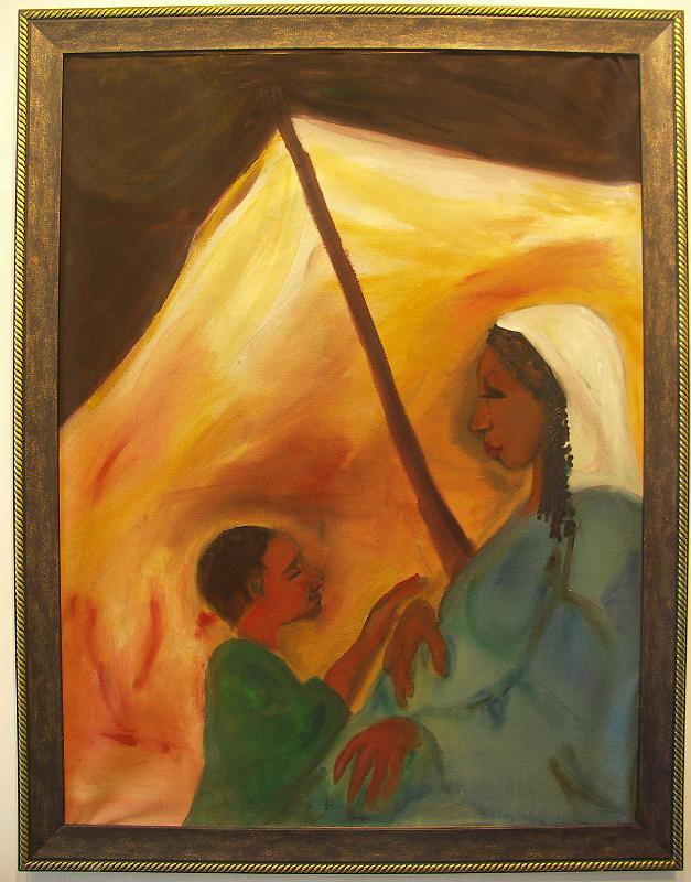 PICT0633.JPG - Mother and ChildAcrylic on canvas, 2000